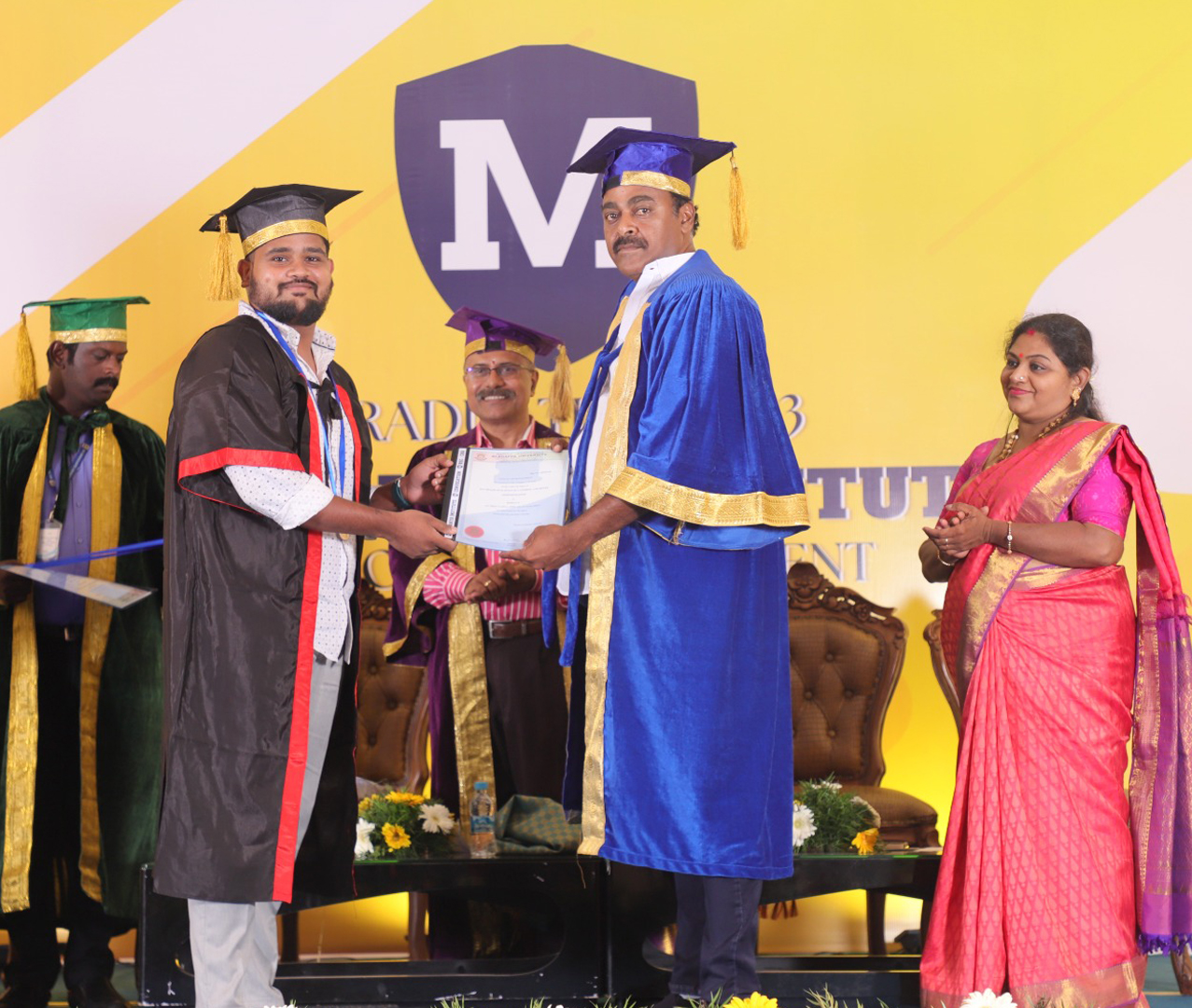 Graduation ceremony at Sri Maniya Institute of Hotel Management