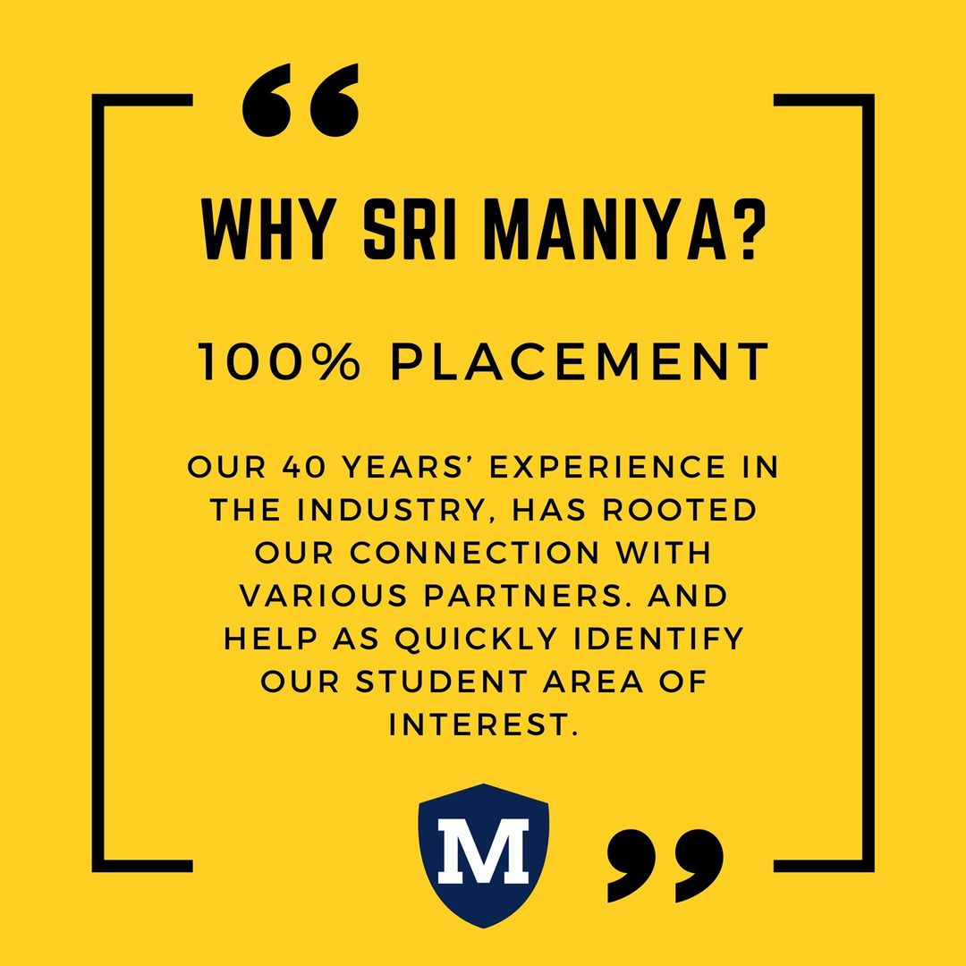 Why we Choose Srimaniya Institute
